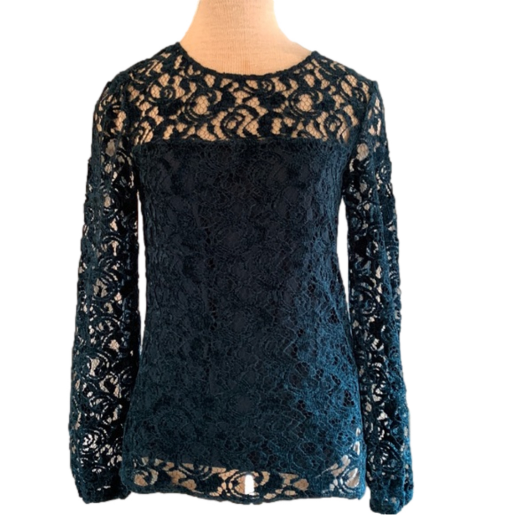 Sundance XS blue/green lace top